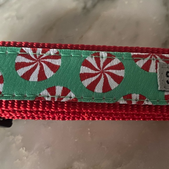 🎄 🐶  WORTHY DOG Peppermint Dog Collar, NWT - Picture 3 of 3